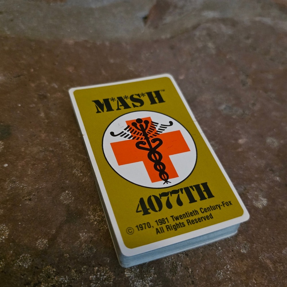 Vintage 1981 MASH 4077th Playing Cards Deck TV Show Memorabilia 20th Century Fox